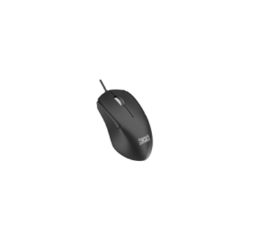 3Go MLILO - Ratón Lilo - USB - Negro - 1000dpi