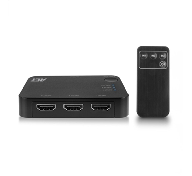 ACT Connectivity Conmutador HDMI 4K, 3x1