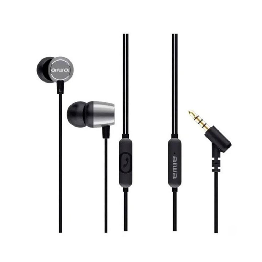 Aiwa estm - 30sl jack 3.5mm negro - plata