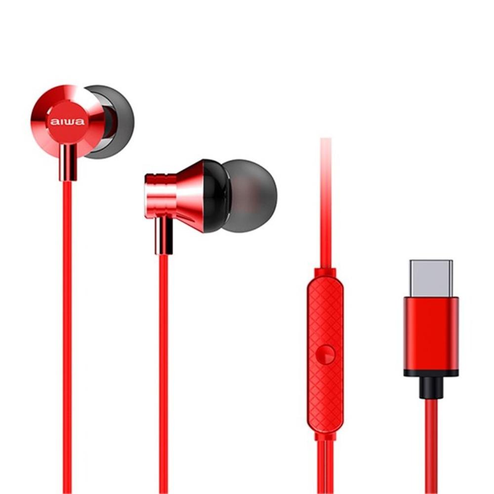 Aiwa estm - 50usb - c - rd usb tipo c rojo