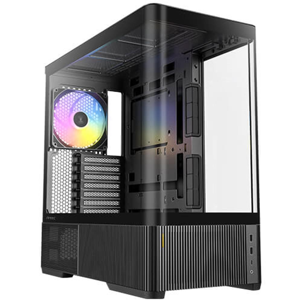 Antec c6 curve atx argb cristal templado negra