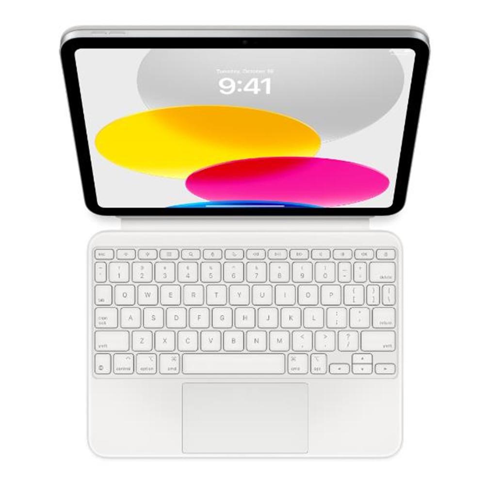 Apple magic keyboard folio para ipad blanco ingles