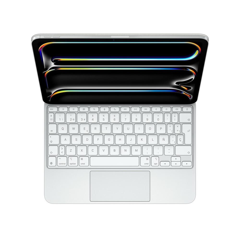 Apple magic keyboard para ipad pro 11 pulgadas m4 inalambrico blanco reacondicioando