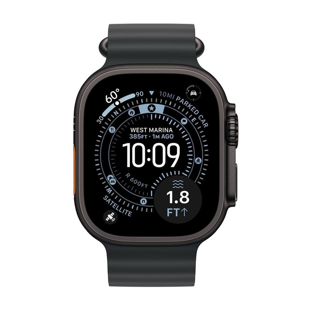 Apple watch ultra 3 gps + cellular 49mm black titanium case black ocean band
