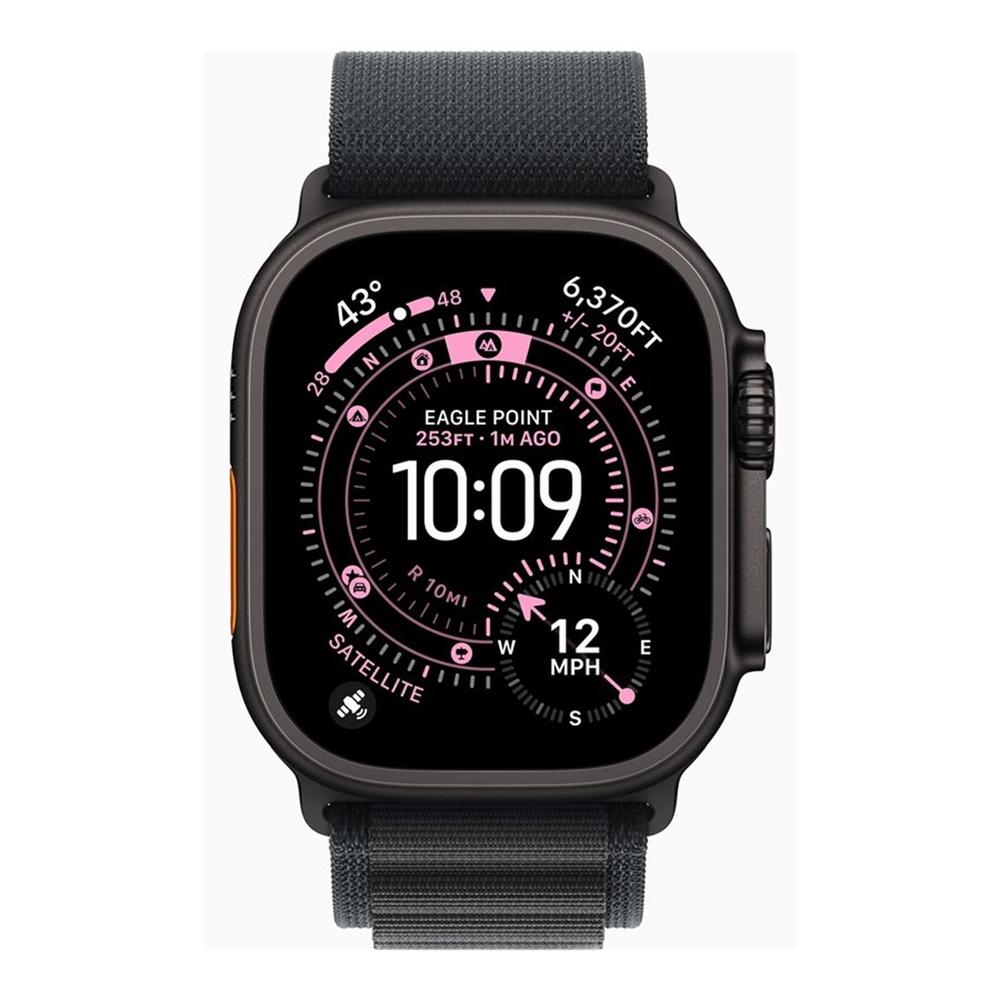 Apple Watch Ultra 3 gps + cellular 49mm black titanium case black alpine loop - m
