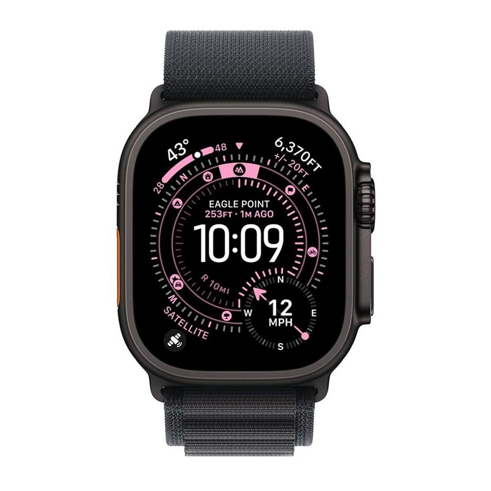 Apple Watch Ultra 3 gps + cellular 49mm black titanium case black alpine loop - l