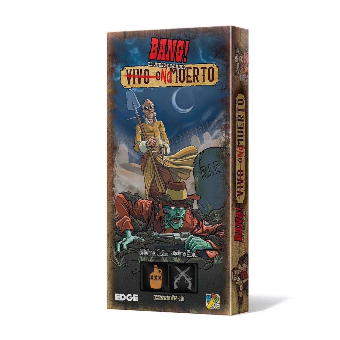Asmodee bang el juego de dados vivo o no muerto pegi 8
