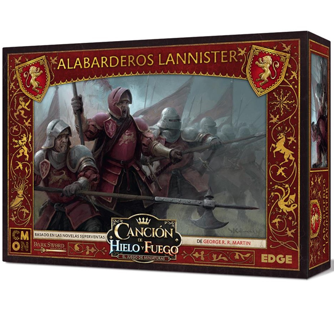 Asmodee cancion de hielo y fuego: alabarderos lannister pegi 14