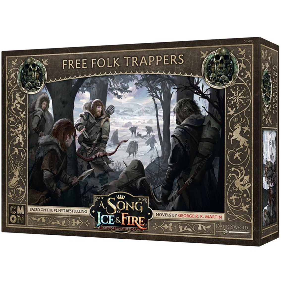 Asmodee cancion de hielo y fuego: trampero del pueblo libre