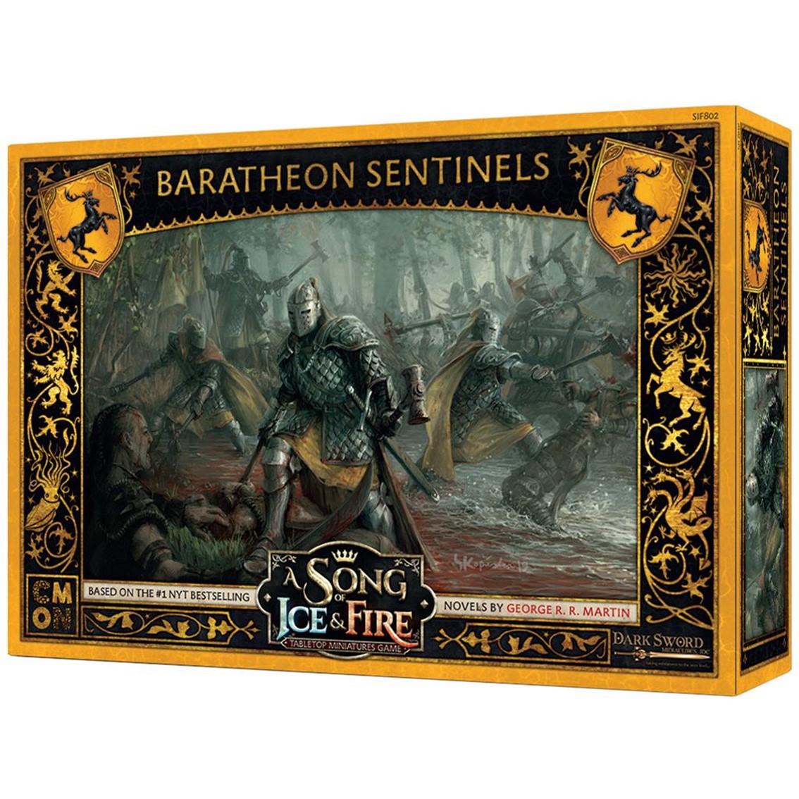 Asmodee cancion de hielo y fuego: centinelas baratheon pegi 14
