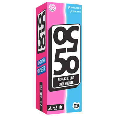 Asmodee Juego de mesa 50 50