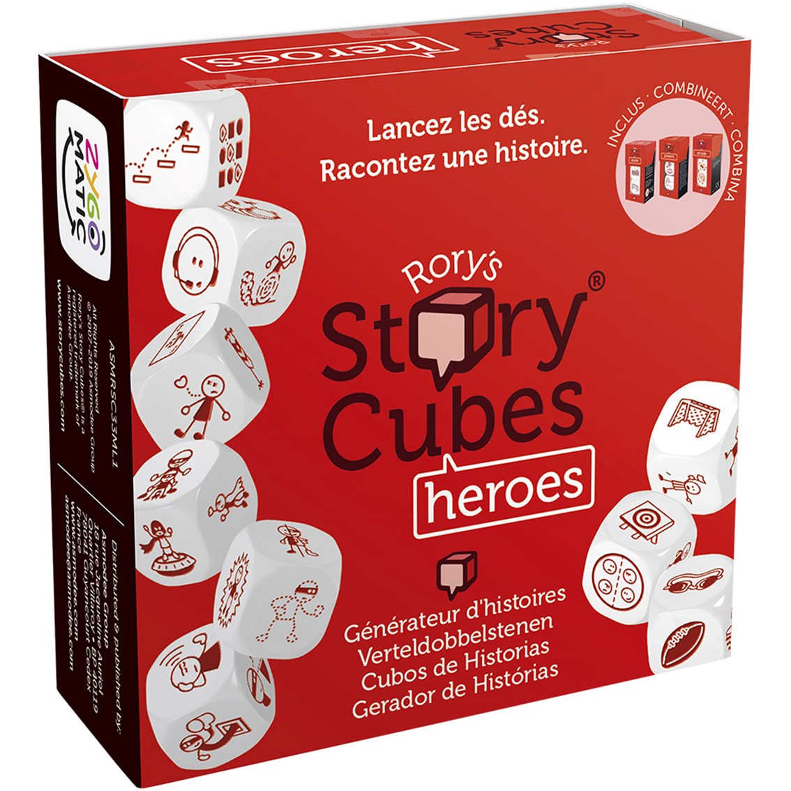 Asmodee story cubes heroes pegi 8