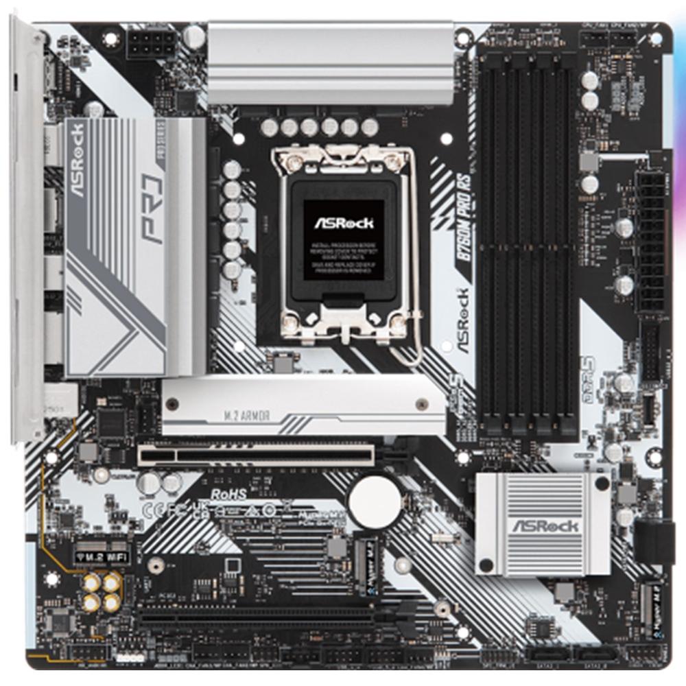 Asrock b760m pro rs lga 1700 matx - 4x ddr5
