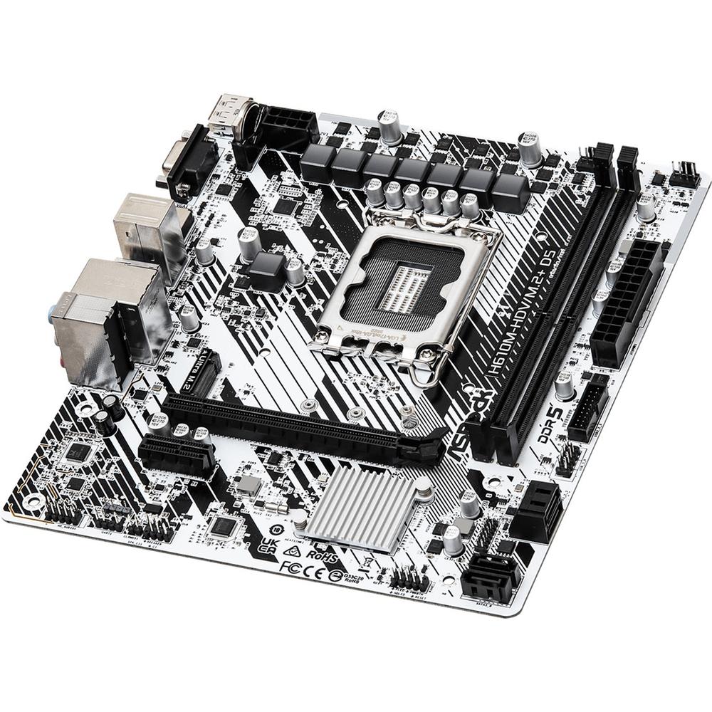 Asrock h610m - hdv - m 1700 matx - 2x ddr5