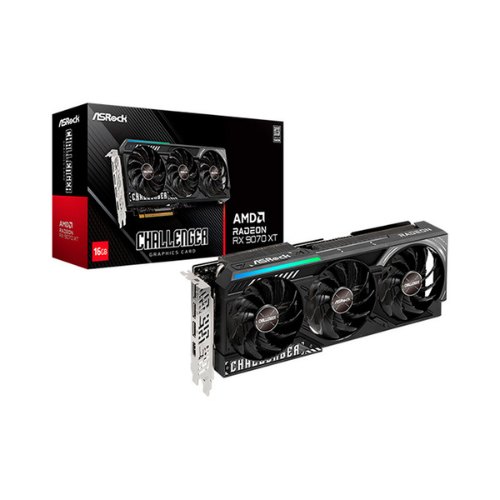 Asrock rx 9070 xt challenger 16gb gddr6 - 3x dp - 1x hdmi pci express 5.0