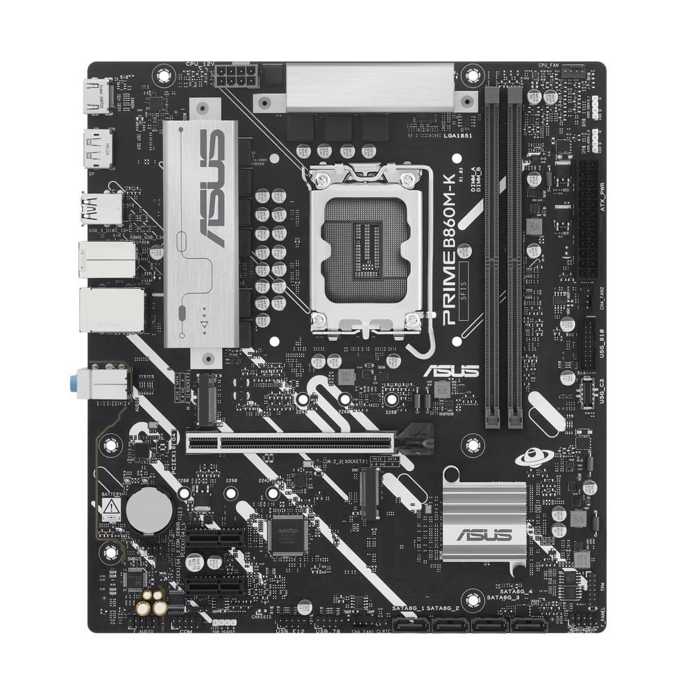 Asus intel prme b860m - k socket 1851 ddr5 x2 max 128gb hdmi displayport matx