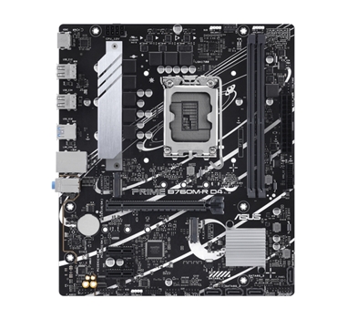 ASUS Prime B760M-R D4 Socket 1700 DDR4 PCIe 4.0 Micro ATX