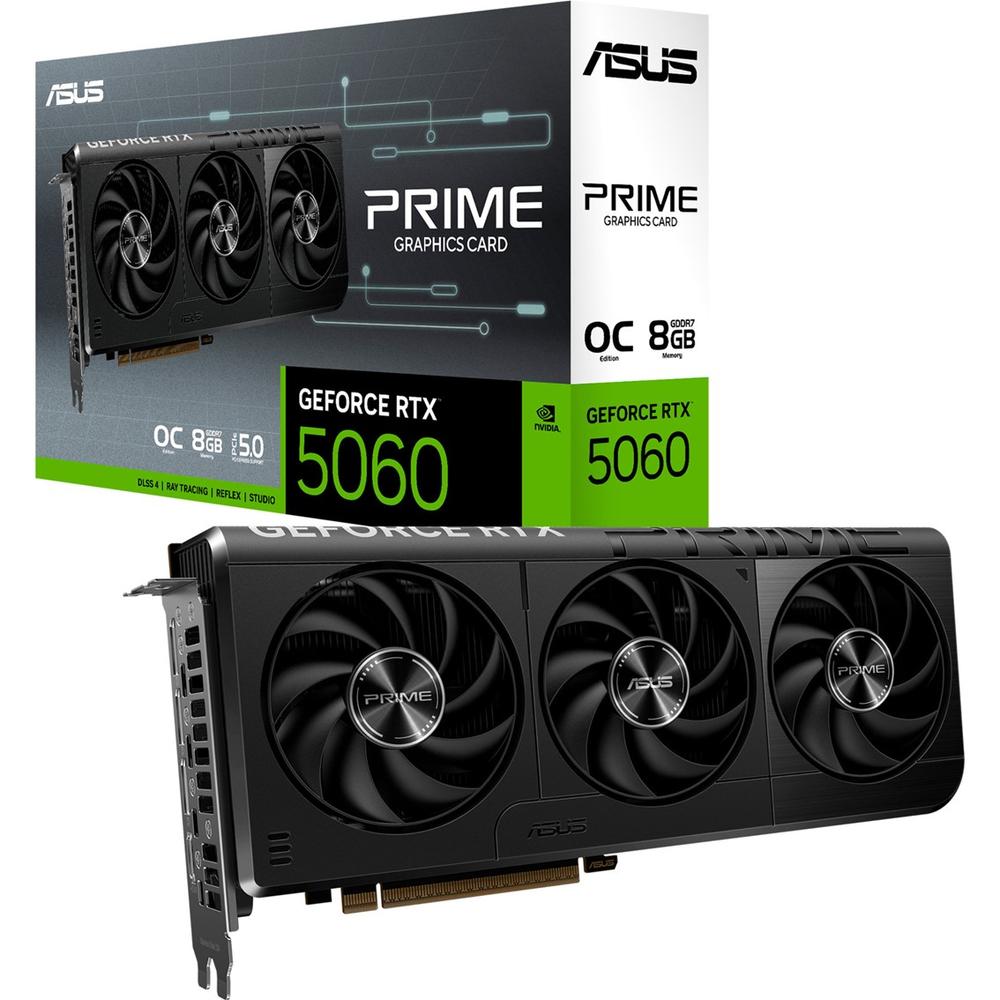Asus prime rtx 5060 8gb gddr7 - 3x dp - 1x hdmi pci express 5.0