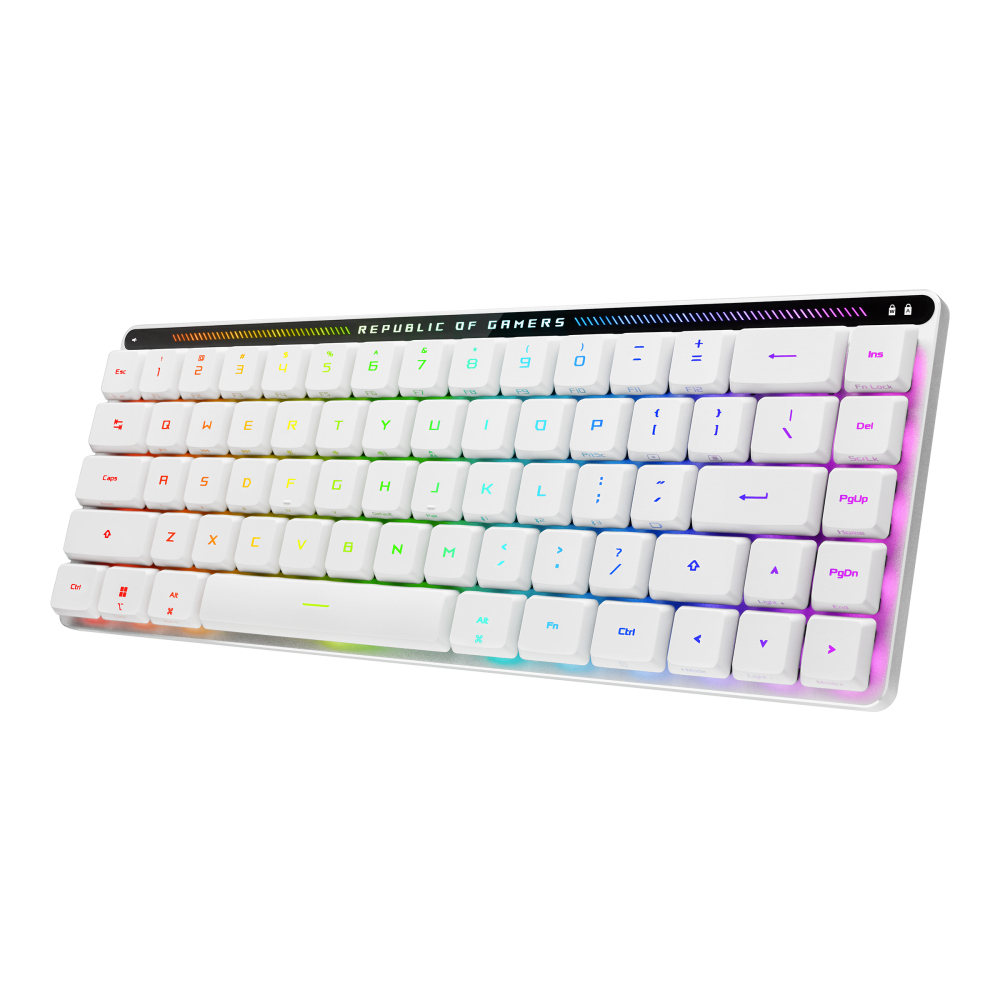 Asus rog falchion rx low profile inalambrico rgb blanco