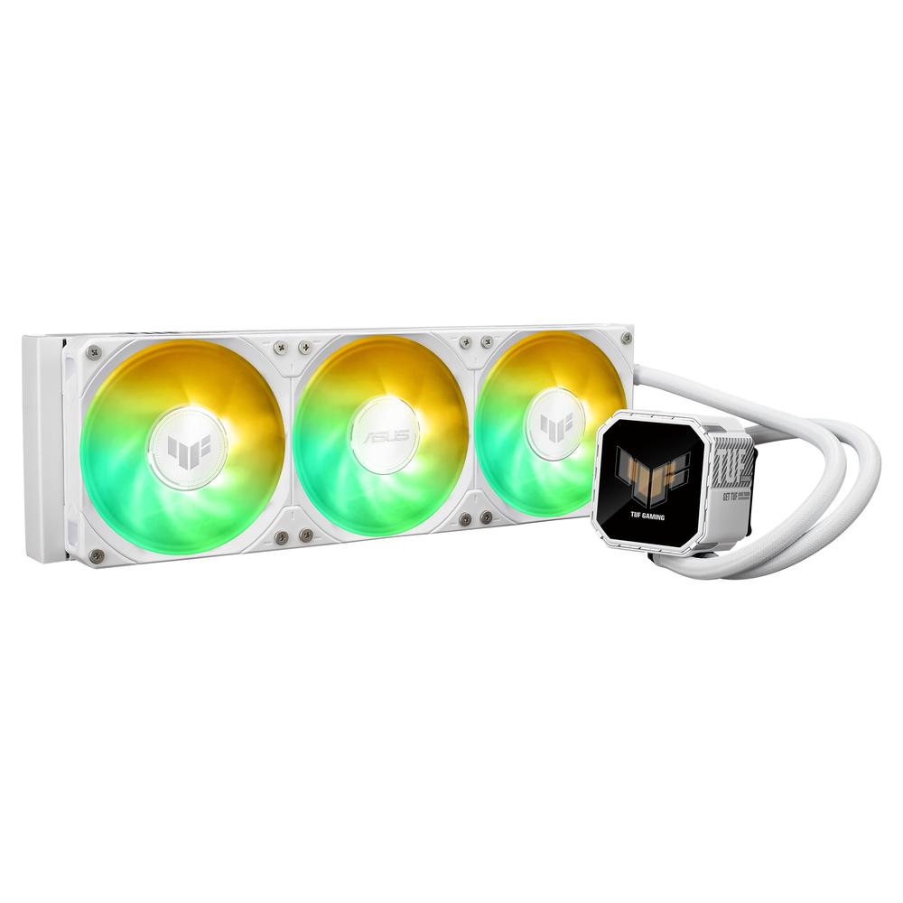 Asus TUF Gaming LC III 360 ARGB LCD White Edition Carcasa del ordenador Sistema de refrigeración líquida todo en uno 12 cm Blanco