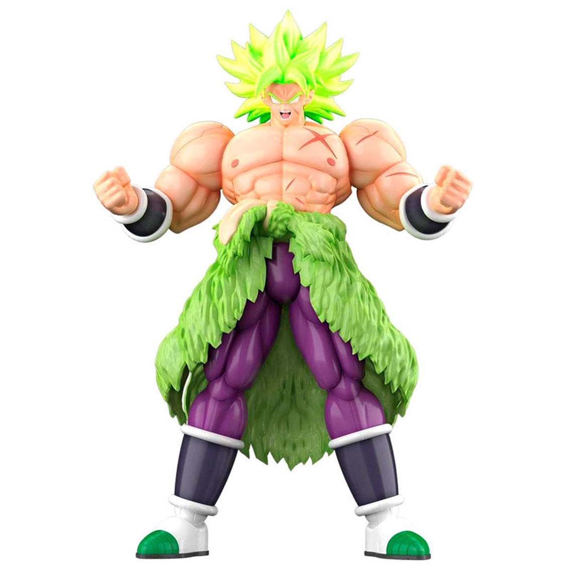 Bandai dragon ball super super saiyan broly fullpower model kit 23 cm