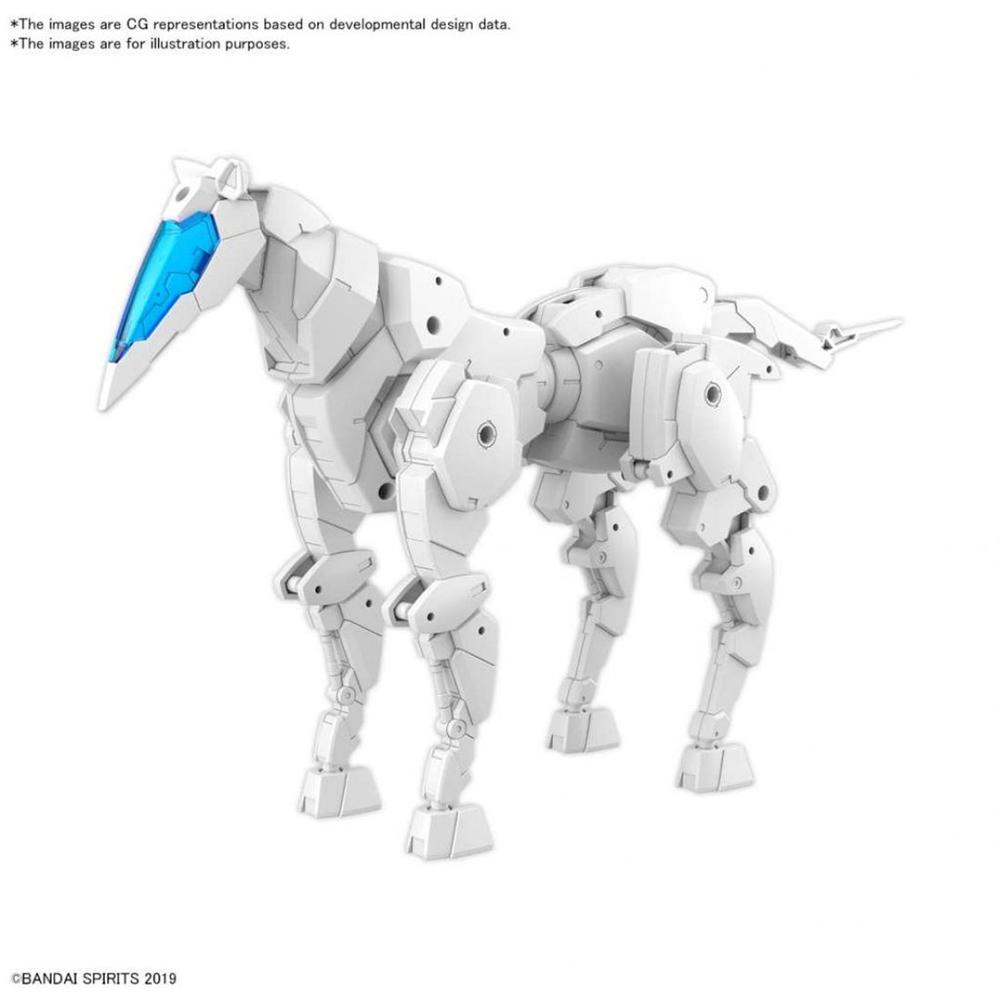 Bandai hobby 30mm exa - vehicle horse mecha ver. blanco