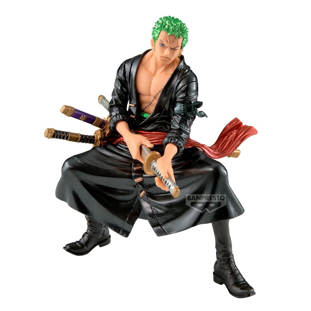 Banpresto one piece king of artist roronoa zoro & sanji special ver. - (a:roronoa zoro) 18cm