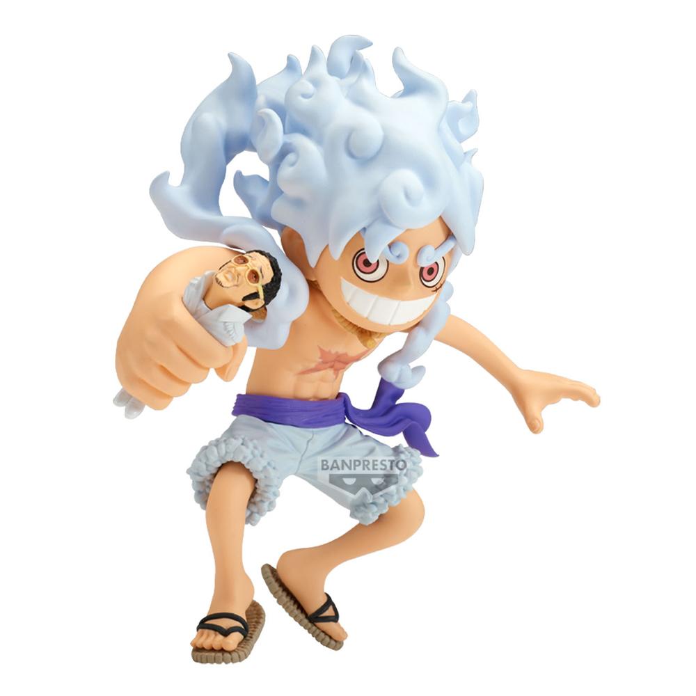 Banpresto one piece mega world collectable monkey d.luffy vs borsalino 13cm