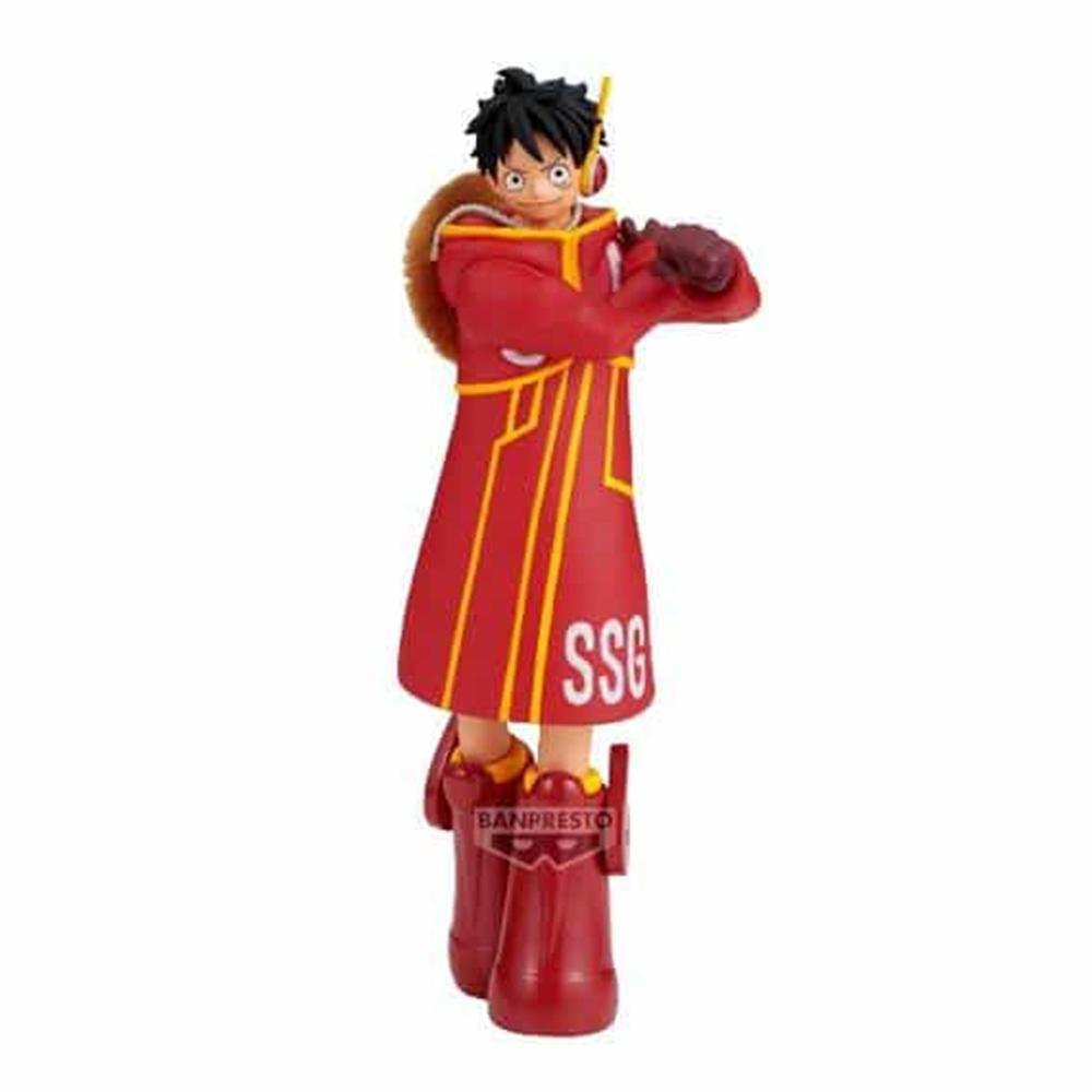Banpresto one piece the shukko monkey d. luffy ver. egghead 14cm