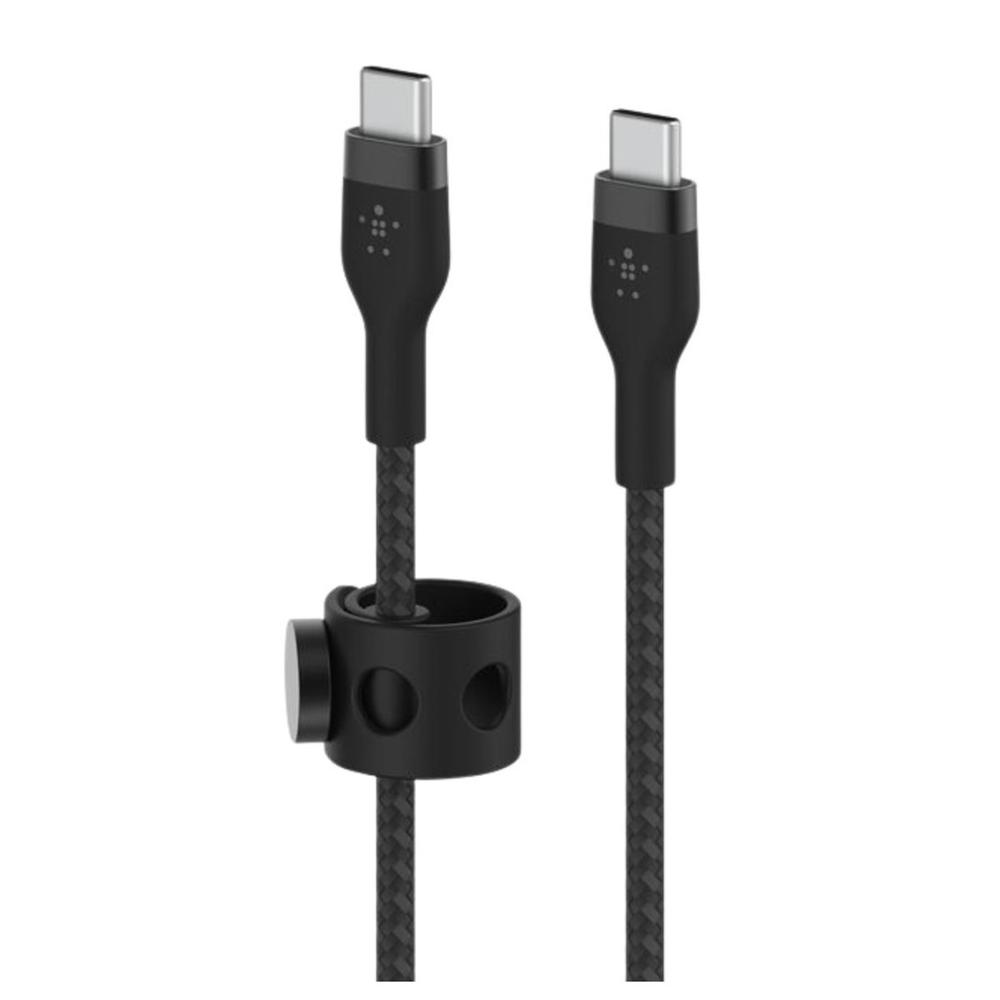 Belkin 3m - macho - macho - negro - trenzado
