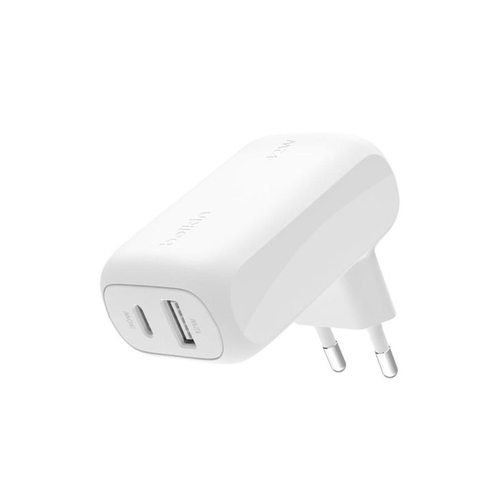 Belkin BOOSTCHARGE™ 42W - 30W USB-C PD PPS + 12W USB-A DUAL WALL CHARGE