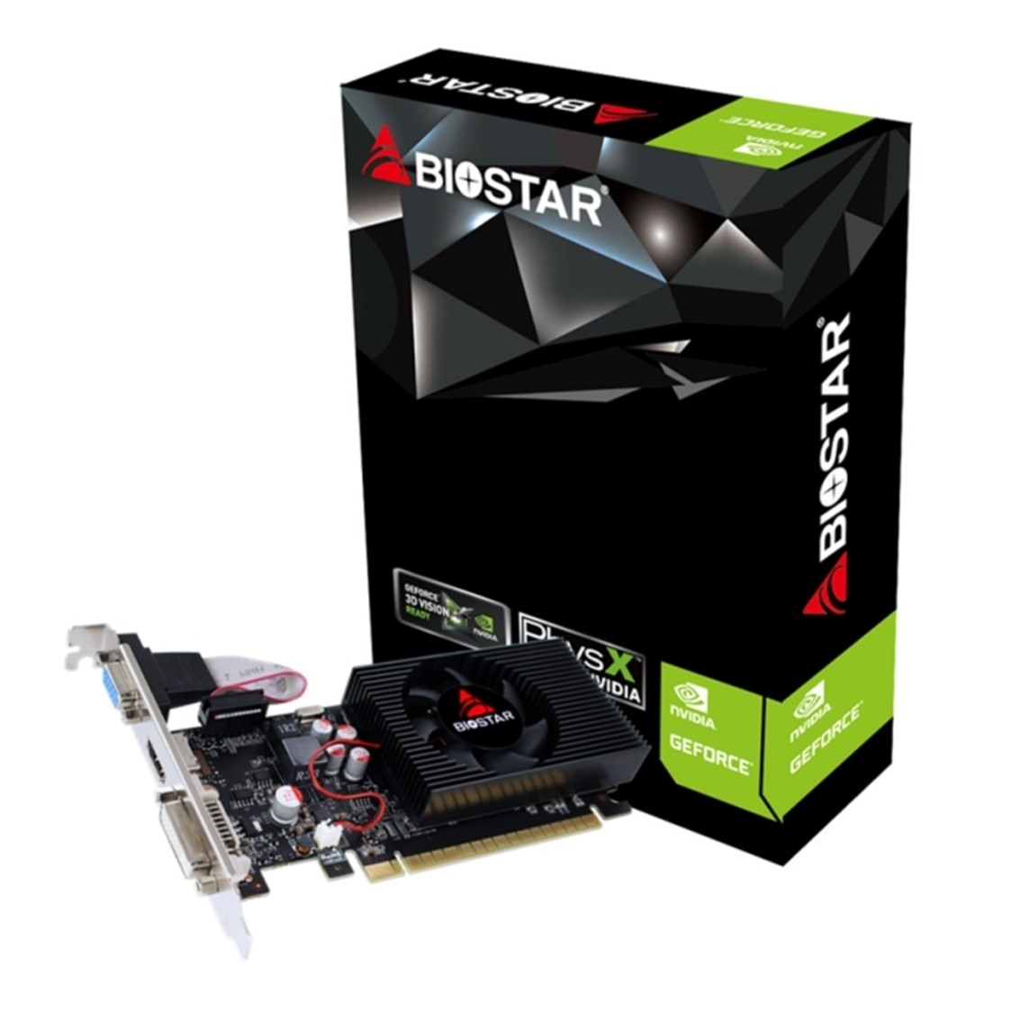Biostar nvidia gt 730 4gb ddr3 hdmi d - sub dvi pci express 2.0