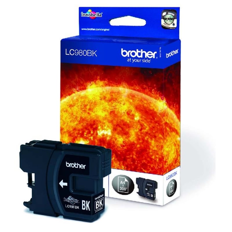 Brother lc980bk negro 300 paginas dcp - 165c - dcp - 195c - dcp - 375cw - mfc - 250c - mfc - 255cw