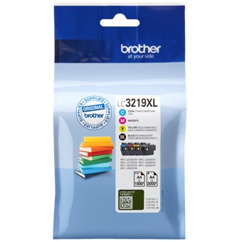 Brother lc3219xlval negro cian magenta amarillo 3000 paginas negro - 1500 paginas color