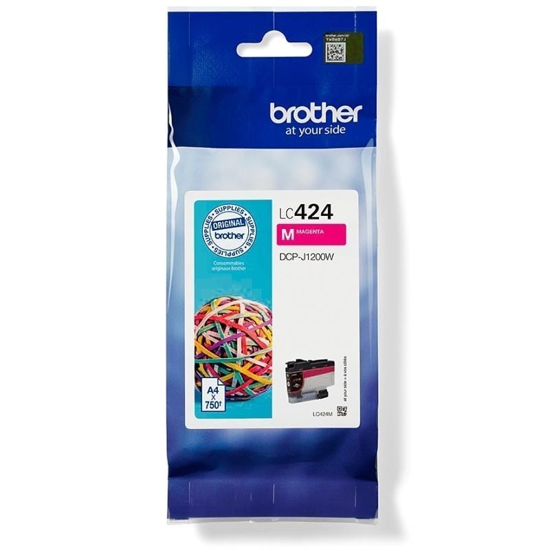 Brother lc424m magenta 750 paginas