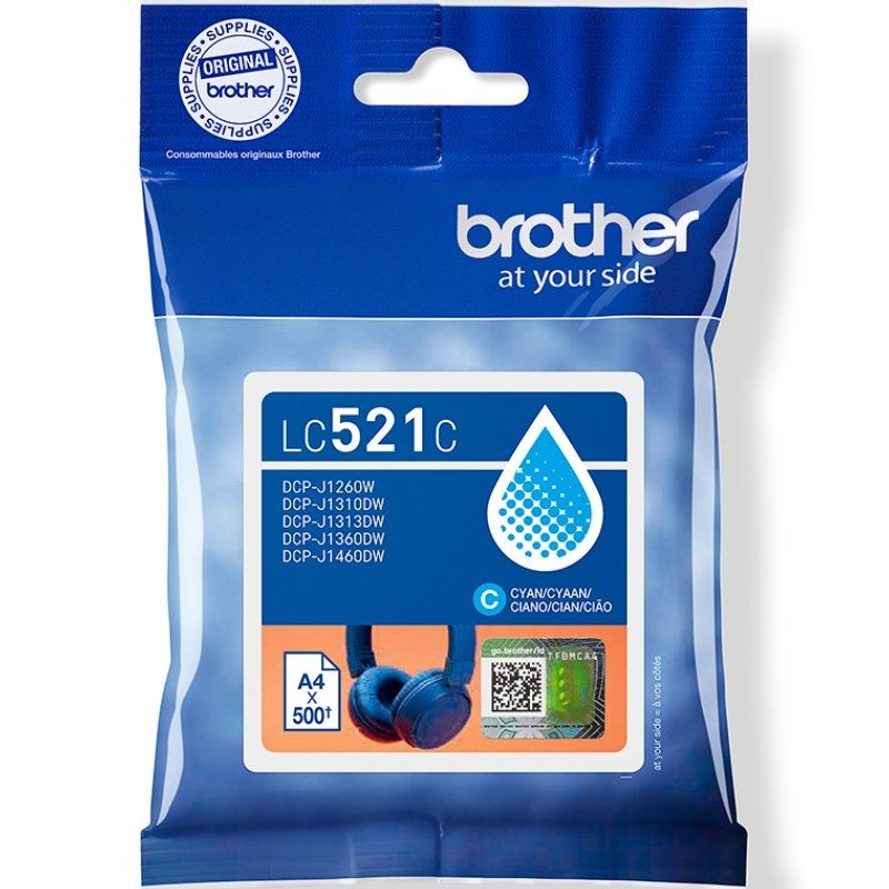 Brother Cartucho LC521C Cian