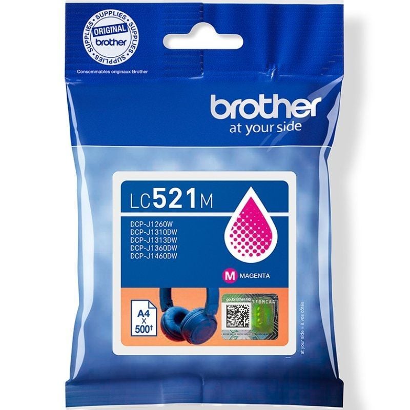 Brother Cartucho LC521M Magenta