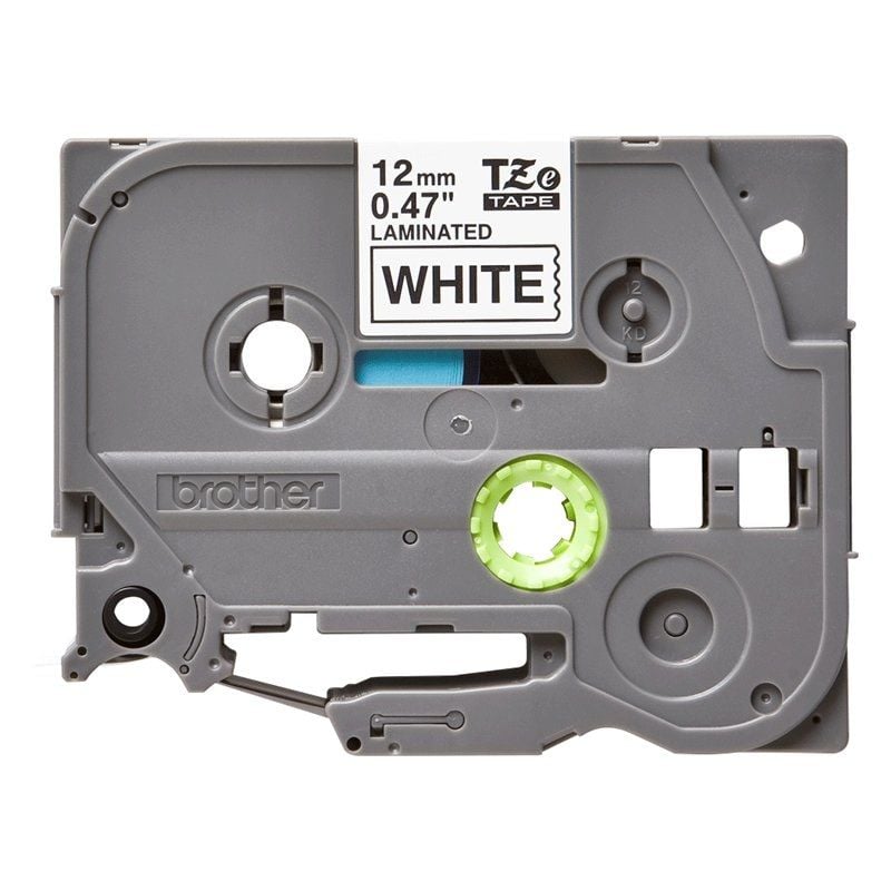 Brother tze231 12mm x 8m blanco - negro pt - 1000 - pt - 1005f - pt - 1010 - pt - 1090 - pt - 1280dt - pt - 1280vp