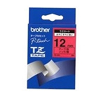 Brother tze431 12mm x 8m rojo - negro
