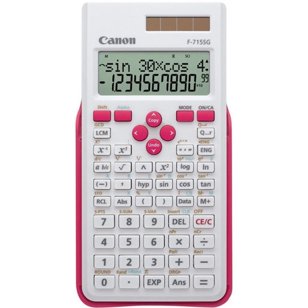 Canon cientifica f - 715sg dbl blanco y fucsia 12 digitos