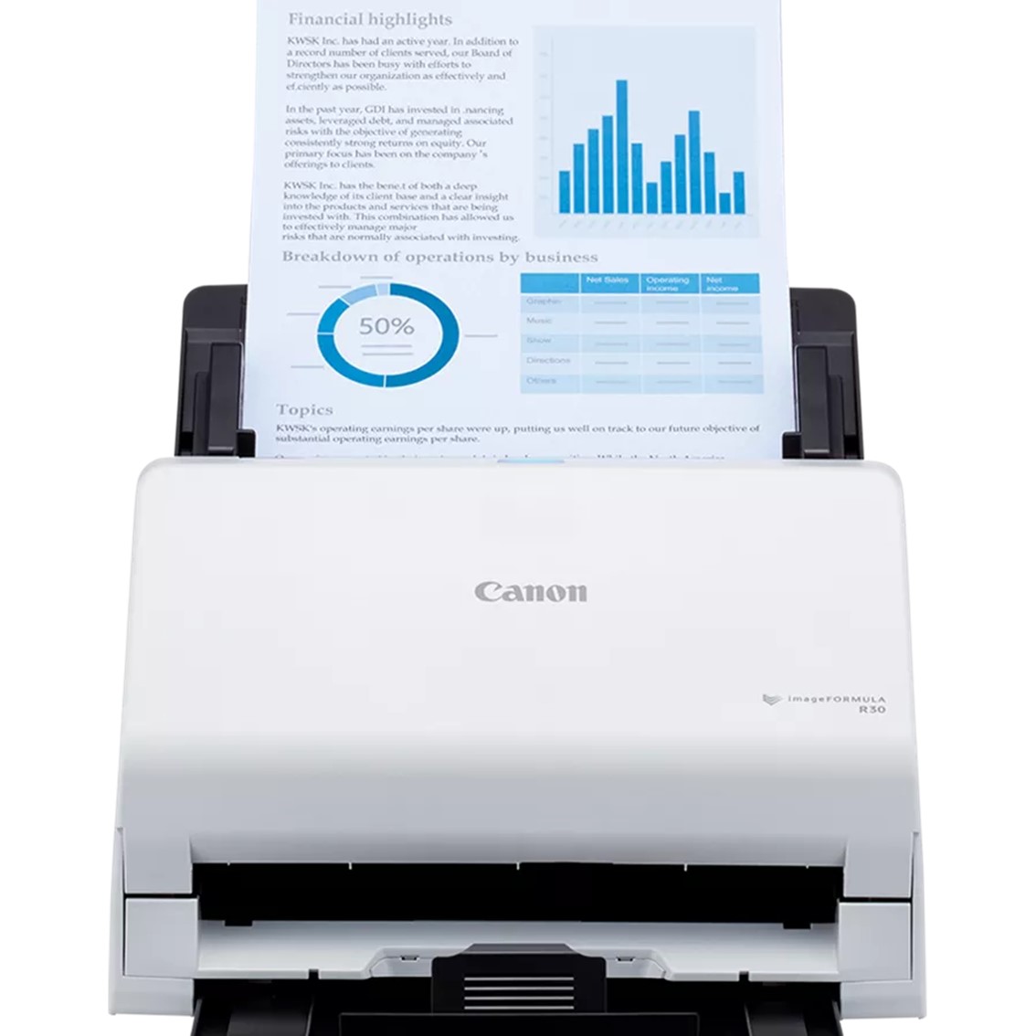 Canon imageformula r30 25ppm - adf - duplex - usb
