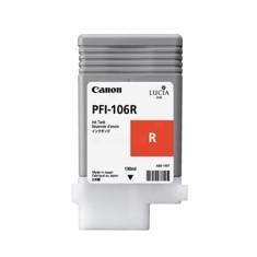 Canon pfi - 106rg rojo ipf6300 - ipf6350 - ipf6400 - ipf6450