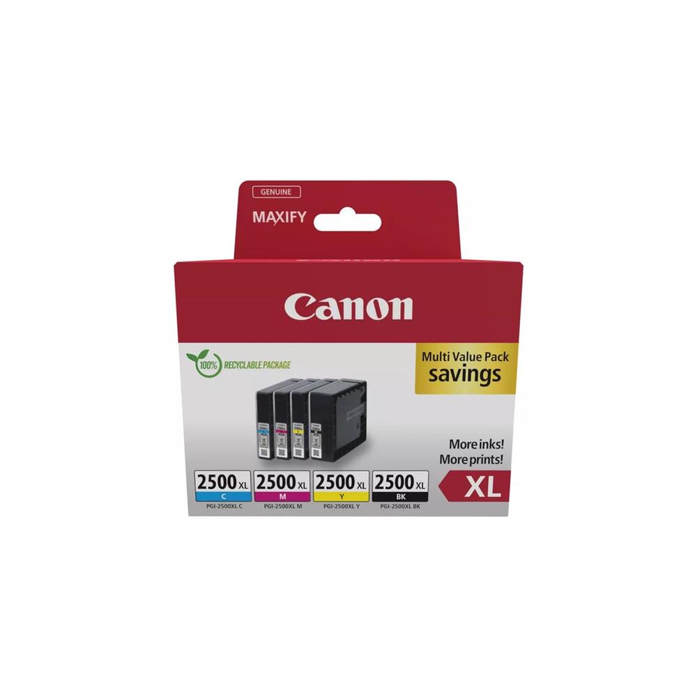 Canon pgi - 2500xl bk - c - m - y