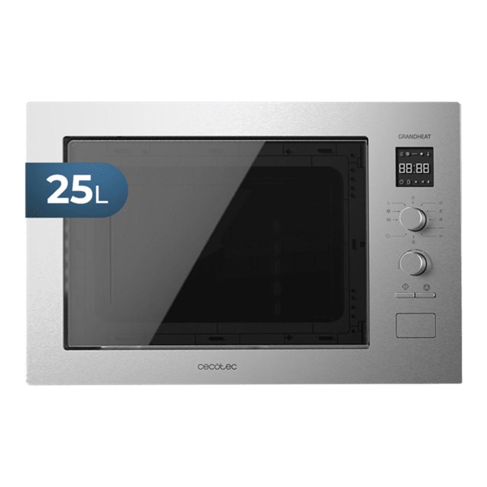 Cecotec grandheat 2550 built - in steel 850w 25l