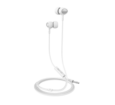 CELLY Auriculares con micrófono Jack 3.5 ST Blanco