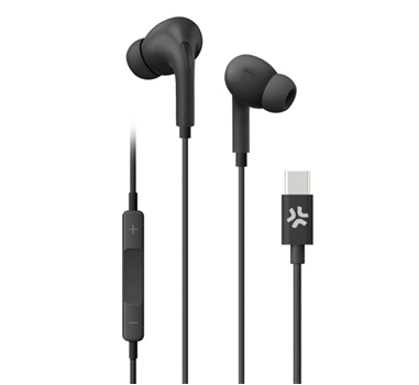 CELLY Auriculares cable Usb-C Negro