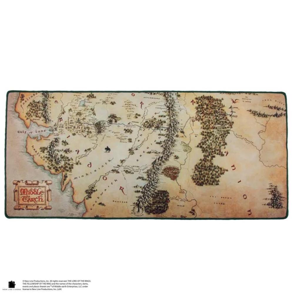 Cinereplicas el señor de los anillos mapa de la tierra media