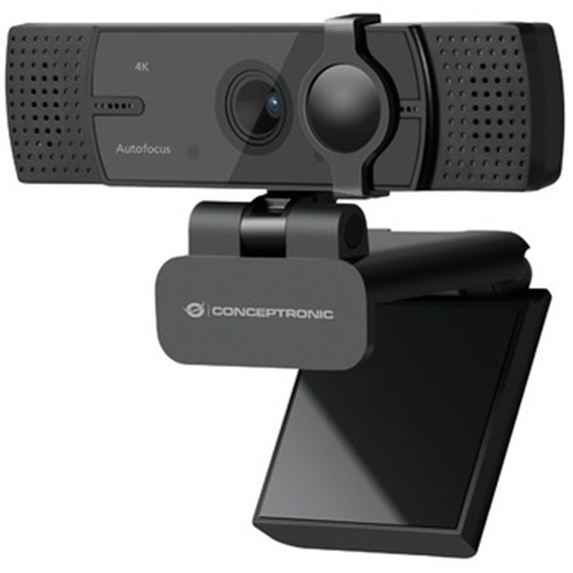 Conceptronic amdis07b 8.3mp - 4k ultra hd - usb - angulo vision 80º - enfoque automatico - doble microfono integrado