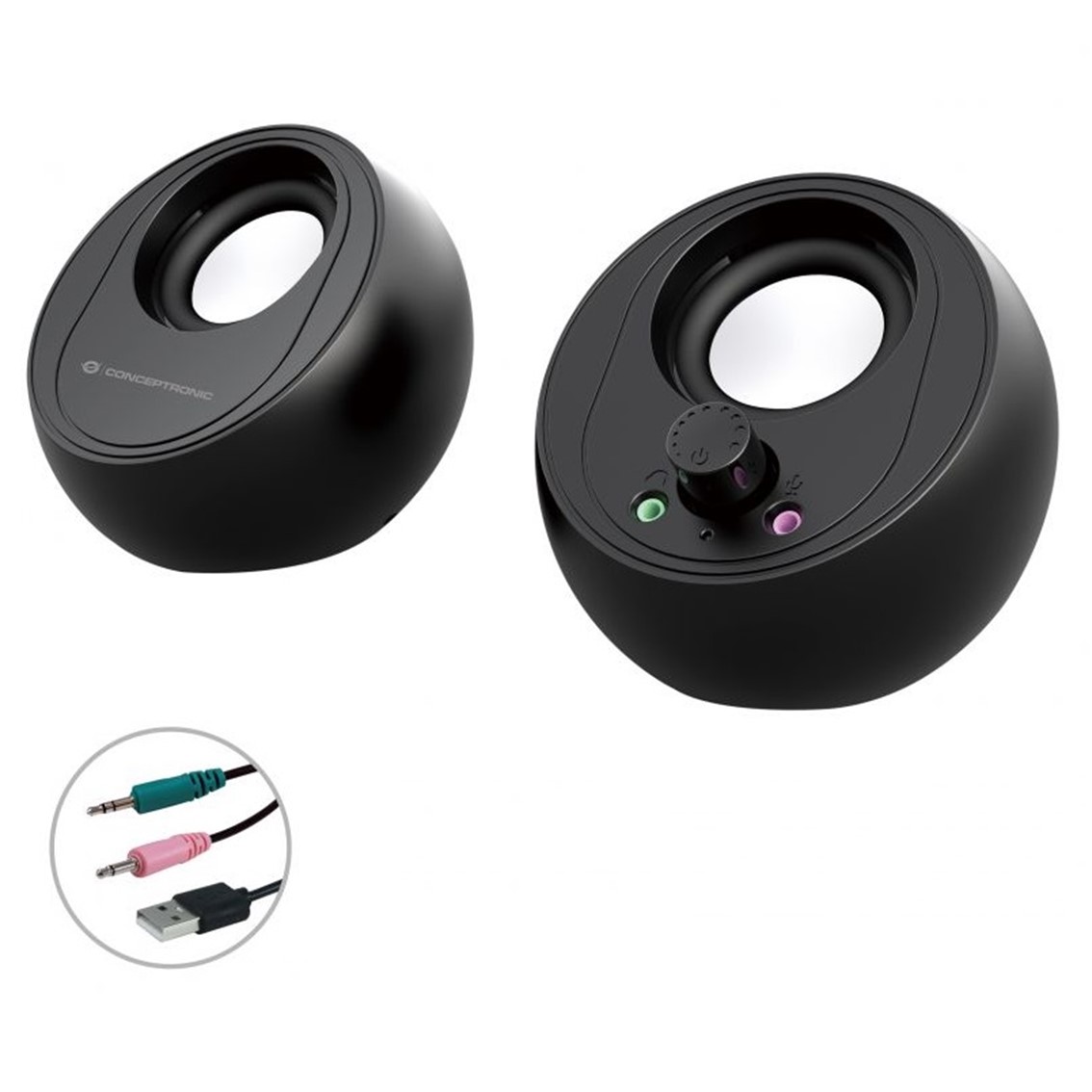 Conceptronic bjorn01b - 10w - negro