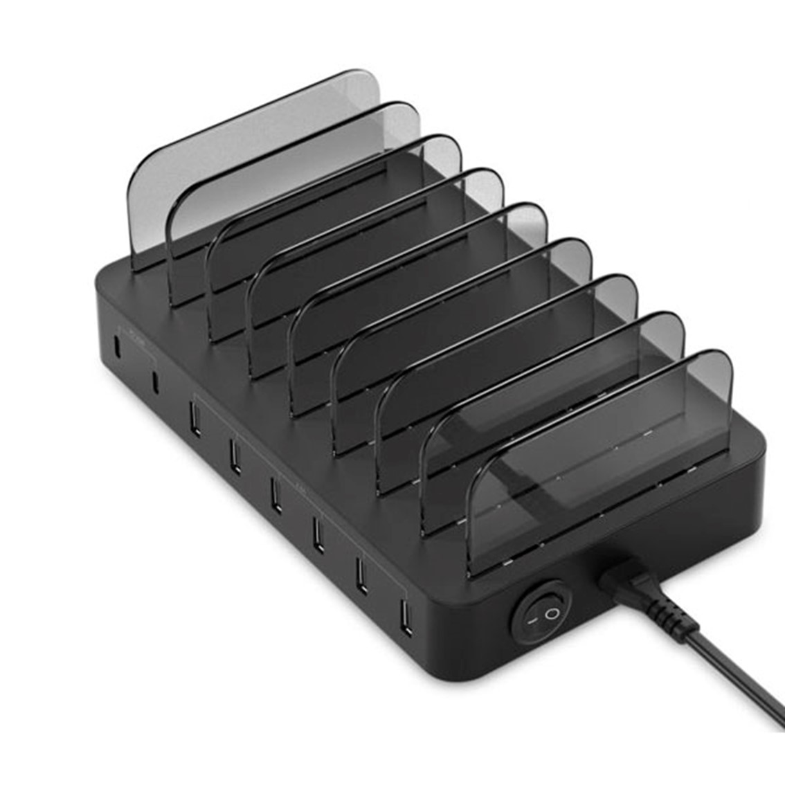 Conceptronic ozul02b pd 6 x usb tipo a - 2 x usb tipo c - 75w